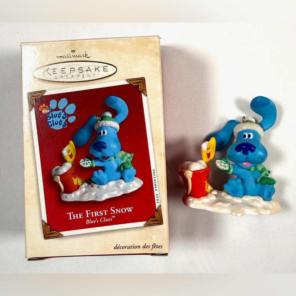 HALLMARK‎ BLUE’S CLUES Y2K VINTAGE The First Snow Keepsake Christmas Ornament